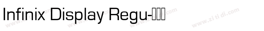 Infinix Display Regu字体转换